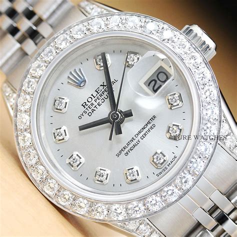 rolex gold mit diamanten|rolex white gold watch.